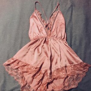 Missguided. Satin Teddy. Size 6.